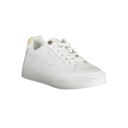 Tommy Hilfiger White Polyester Sneaker