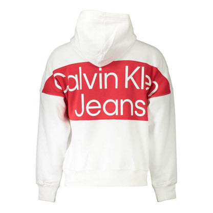 Calvin Klein White Cotton Men Sweater