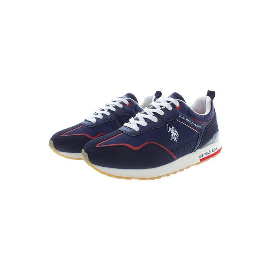 U.S. POLO ASSN. Blue Polyester Sneaker US-19396-EU45/US12
