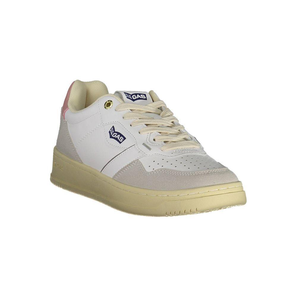 Gas White Artificial Leather Sneaker GA-21830-EU37/US7