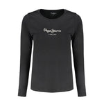 Pepe Jeans Black Cotton Tops & T-Shirt PE-31360-S