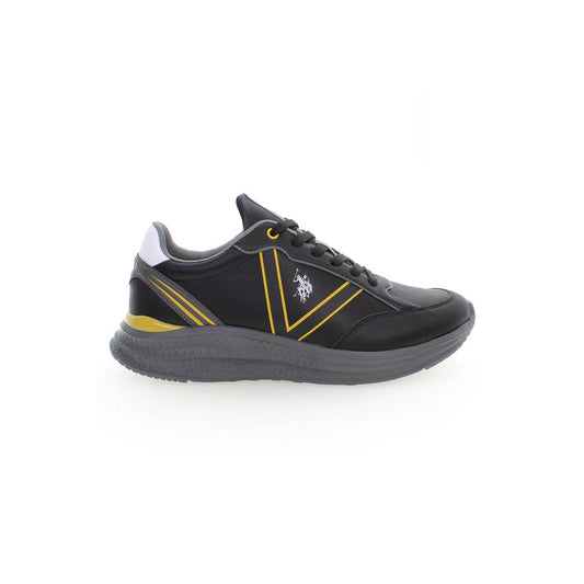 U.S. POLO ASSN. Black Polyester Sneaker