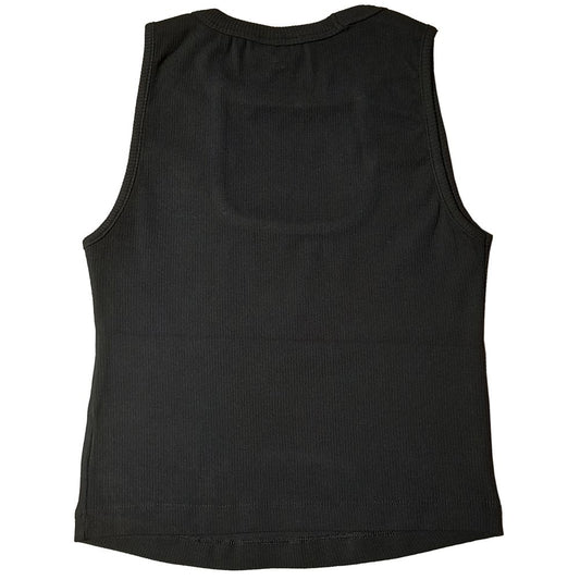 Comme Des Fuckdown Black Cotton Tops & T-Shirt CO-15680-M