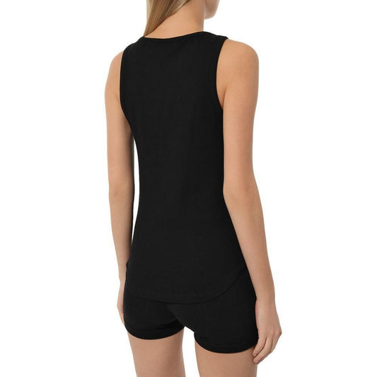 Comme Des Fuckdown Black Cotton Tops & T-Shirt CO-15682-IT36|XXS