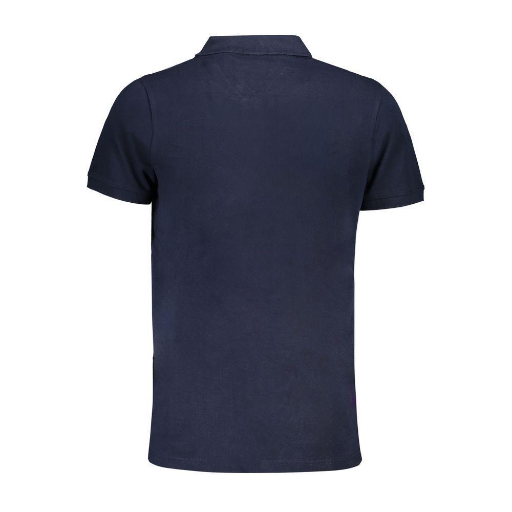 Tommy Hilfiger Blue Cotton Polo Shirt TO-30540-M
