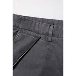 Dolce & Gabbana Dark Gray Cotton Stretch Denim Bermuda Shorts