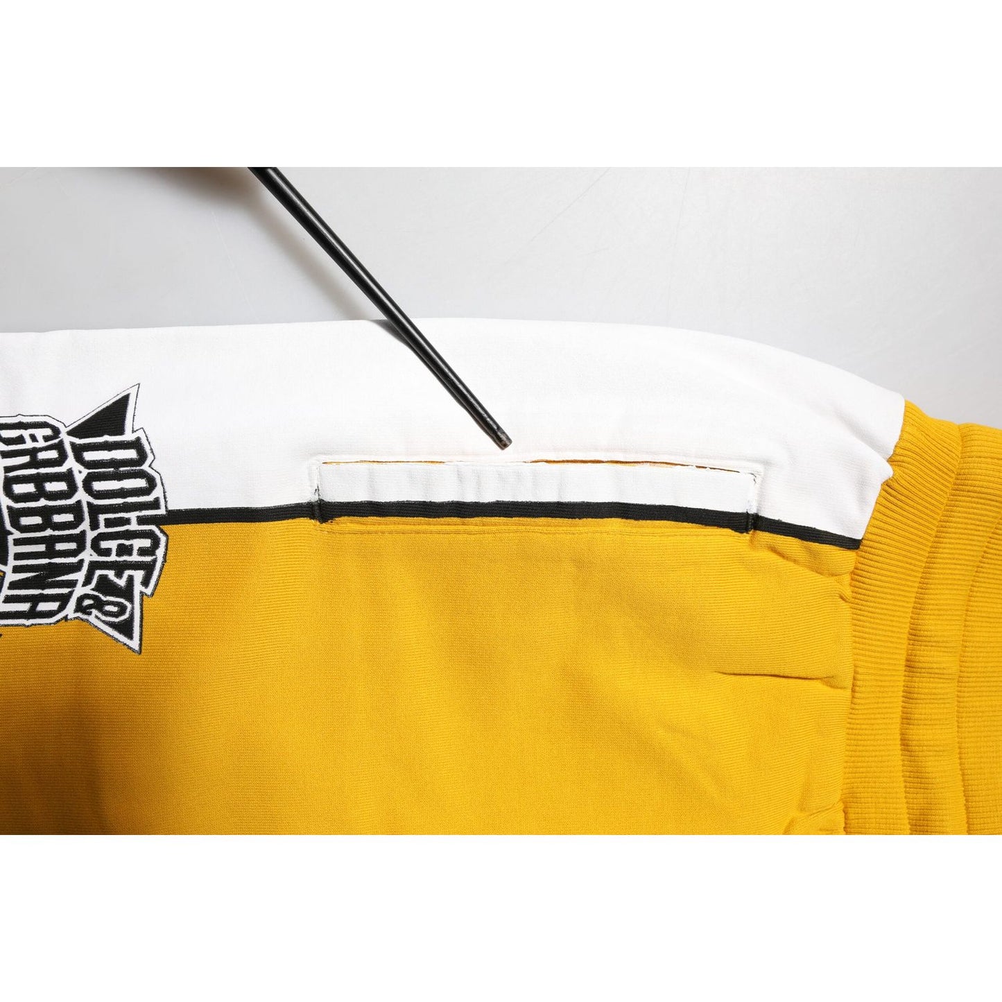Dolce & Gabbana Yellow Cotton Drawstring Jogger Pants PAN76374-46