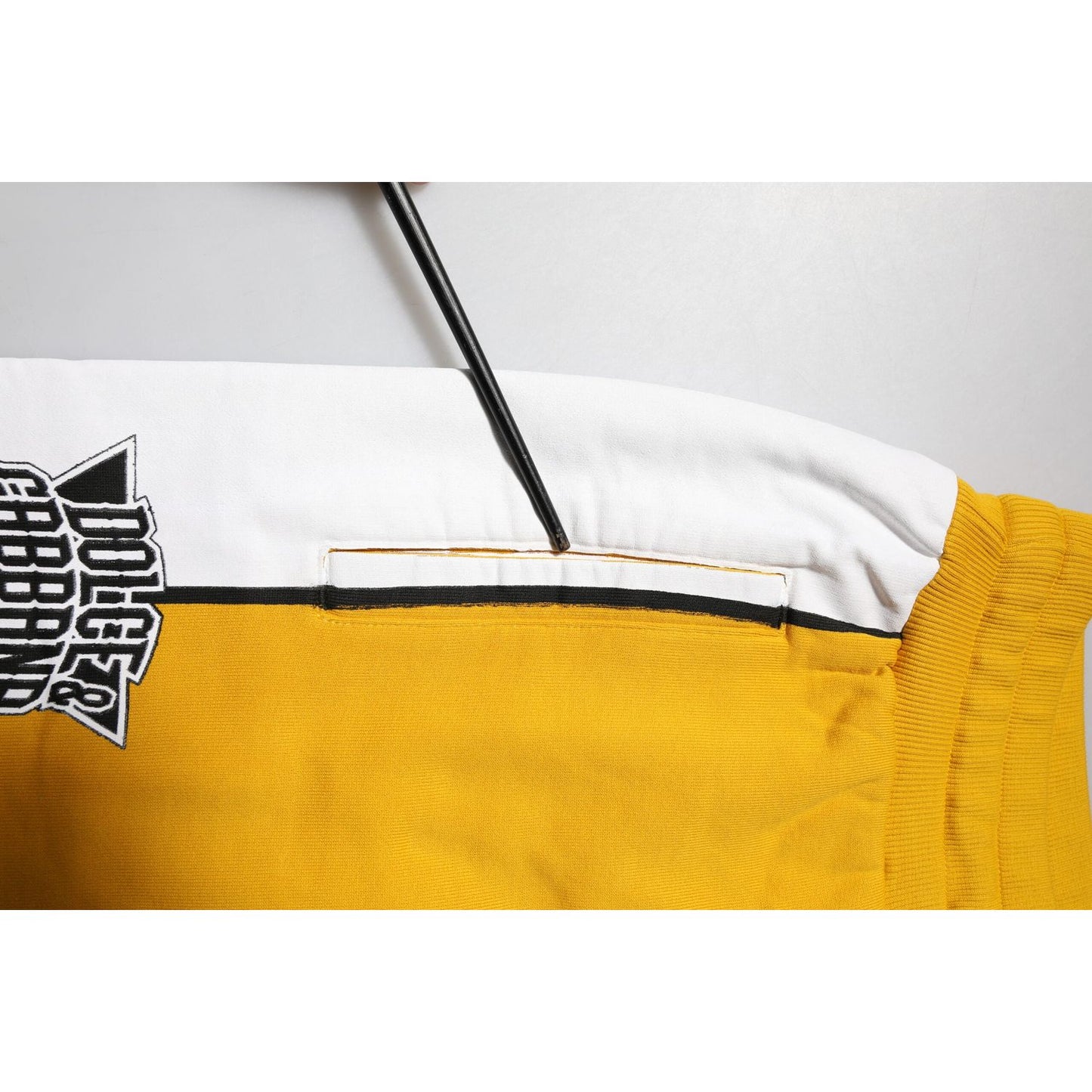 Dolce & Gabbana Yellow Cotton Drawstring Jogger Pants PAN76377-46