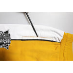 Dolce & Gabbana Yellow Cotton Drawstring Jogger Pants PAN76377-46
