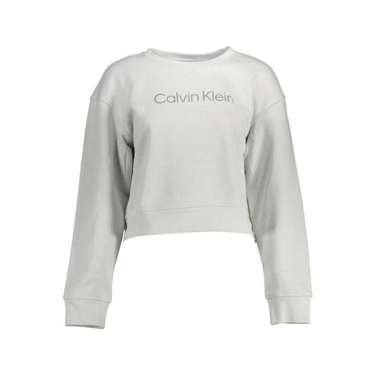 Calvin Klein Gray Cotton Sweater CA-12230-XL