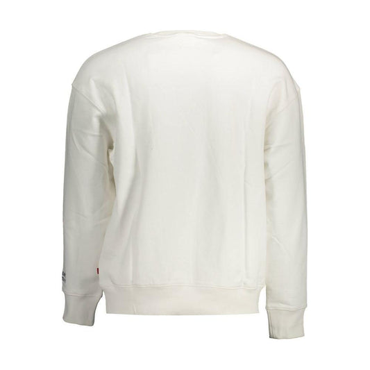 Levi's White Cotton Sweater