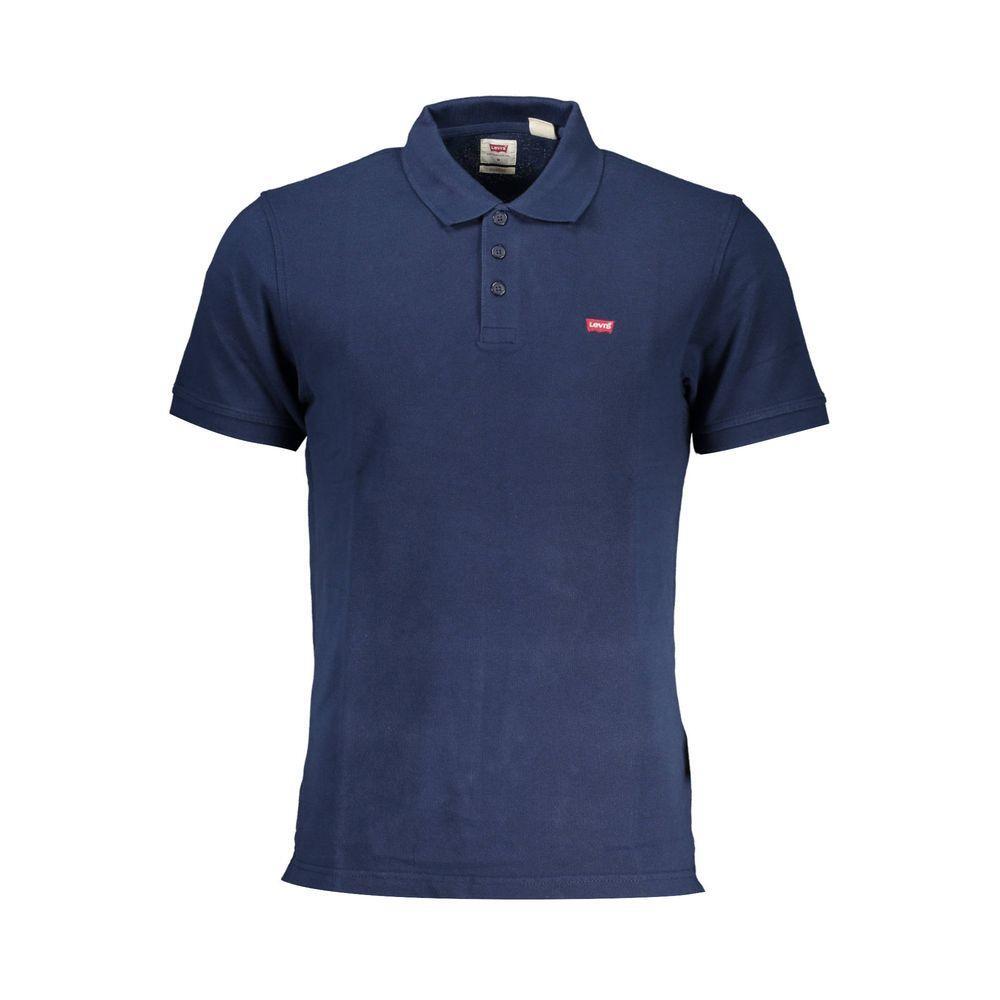Levi's Blue Cotton Polo Shirt LE-19332-XXL