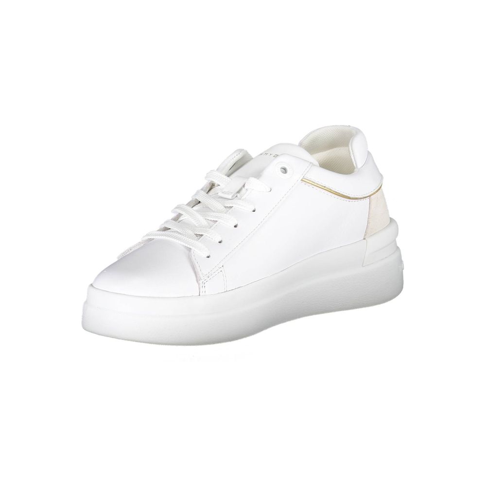 Tommy Hilfiger White Polyester Sneaker