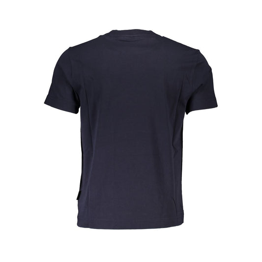 Napapijri Blue Cotton T-Shirt NA-25112-M