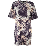 Cavalli Class Pink Cotton Dress CA-26804-L