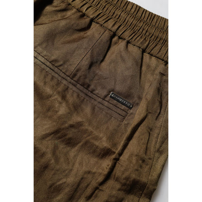 Dsquared² Brown Mid Waisted Women Sweatpants Pants