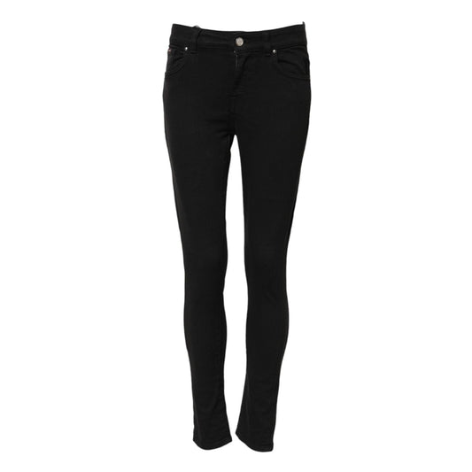 Dolce & Gabbana Black Cotton Stretch Slim Fit Denim Jeans