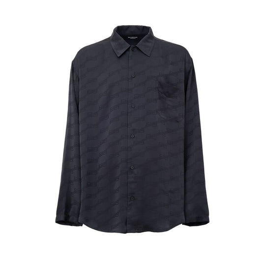 Balenciaga Gray Viscose Shirt BA-952120051490-IT40 | M