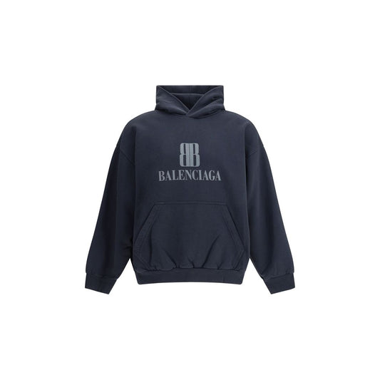 Balenciaga Black Cotton Sweatshirt