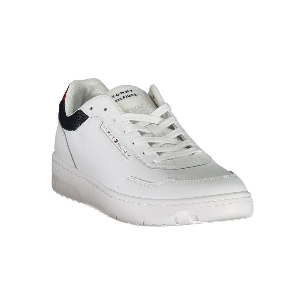Tommy Hilfiger White Leather Sneaker