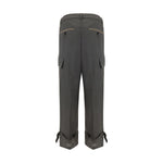 Sacai Pants with adjustable hem SA-2403423M501-2