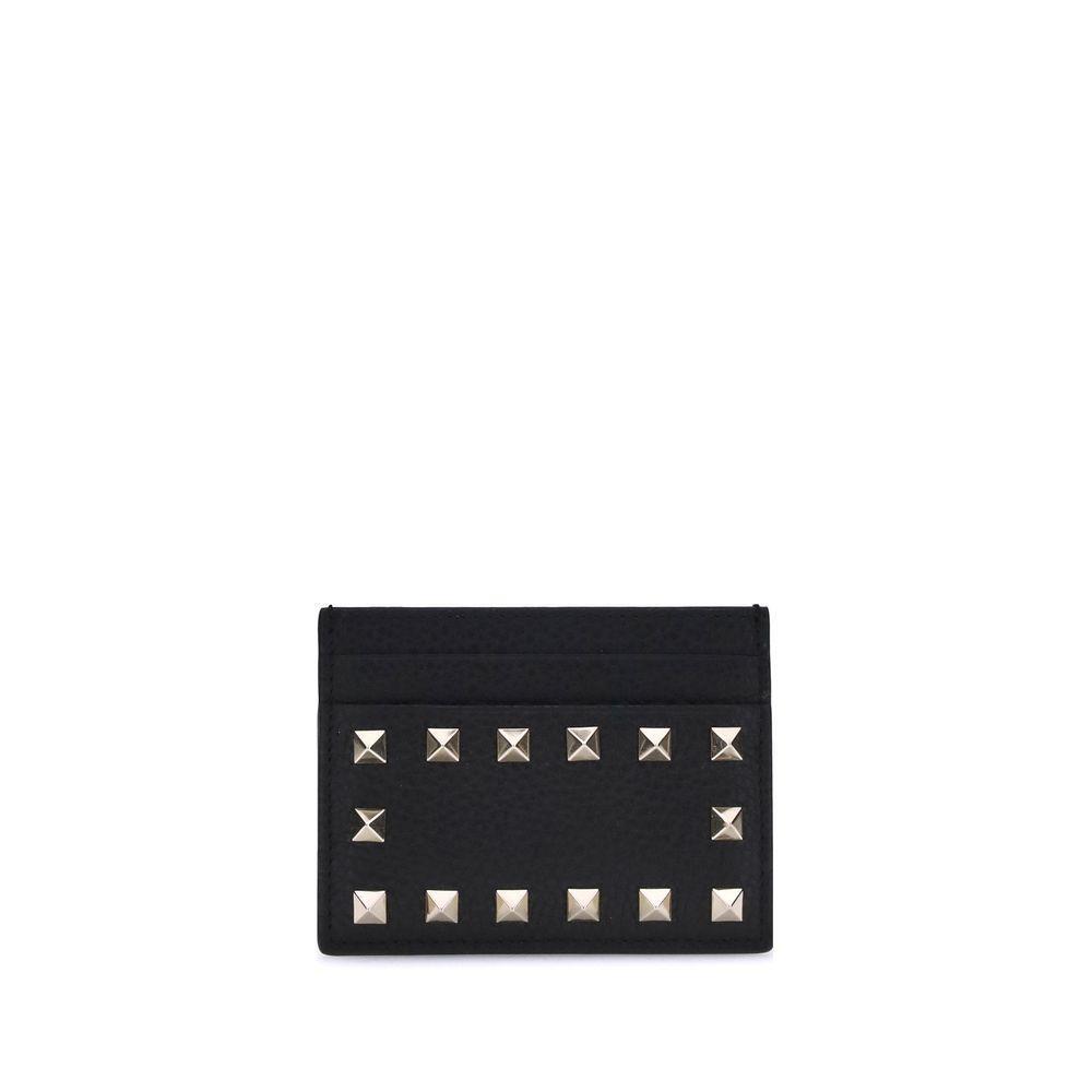Valentino Garavani Rockstud Card Holder VA7W2P0486VSH0NOBB