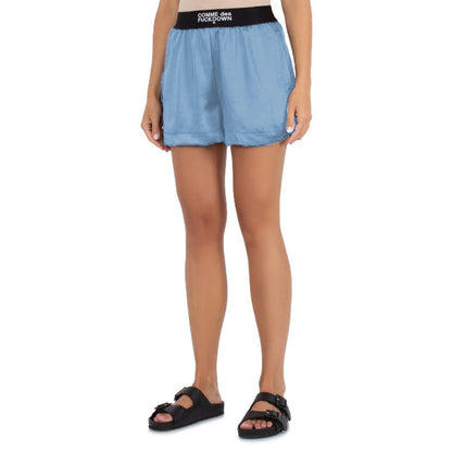 Comme Des Fuckdown Blue Polyester Short