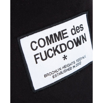 Comme Des Fuckdown Black Cotton Short