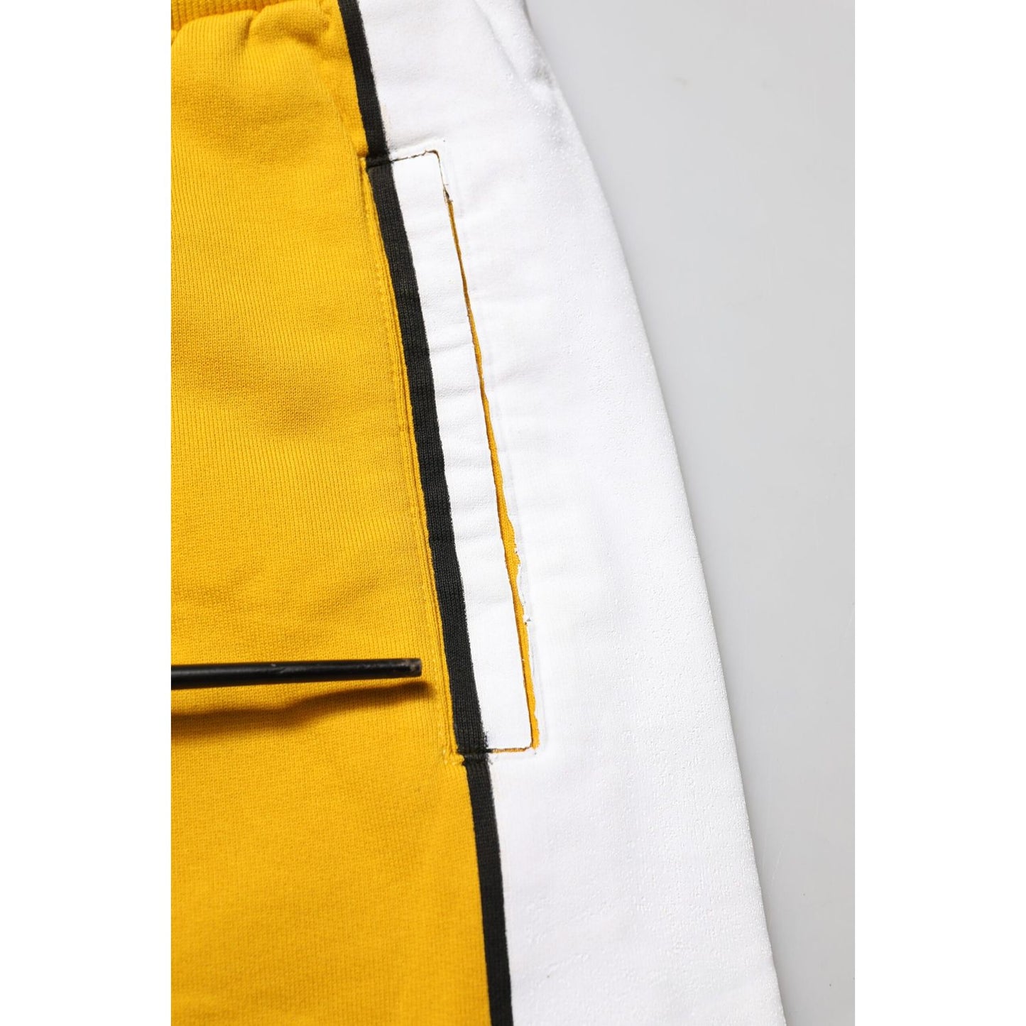 Dolce & Gabbana Yellow Cotton Casual Sweatpants Jogger Pants PAN76381-48