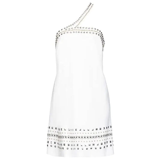 PINKO White Polyester Dress PI-14257-IT38|XS