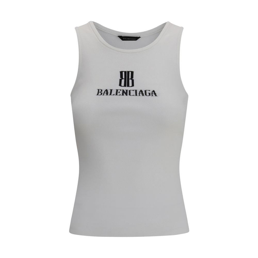 Balenciaga White Viscose Top