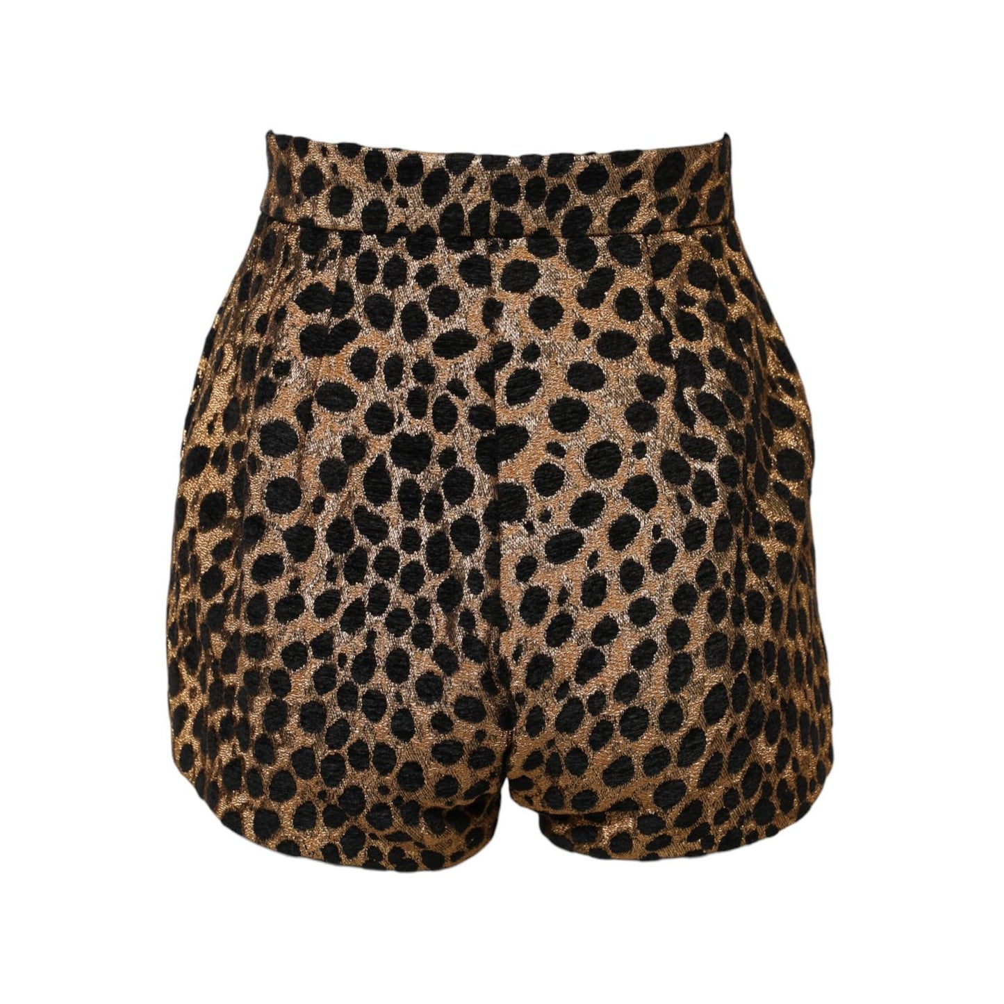 Dolce & Gabbana Brown Leopard High Waisted Hot Pants Shorts