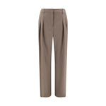 Loulou De Saison Wool Flared pants LO-SBIRUPKAKHI-IT40 | M