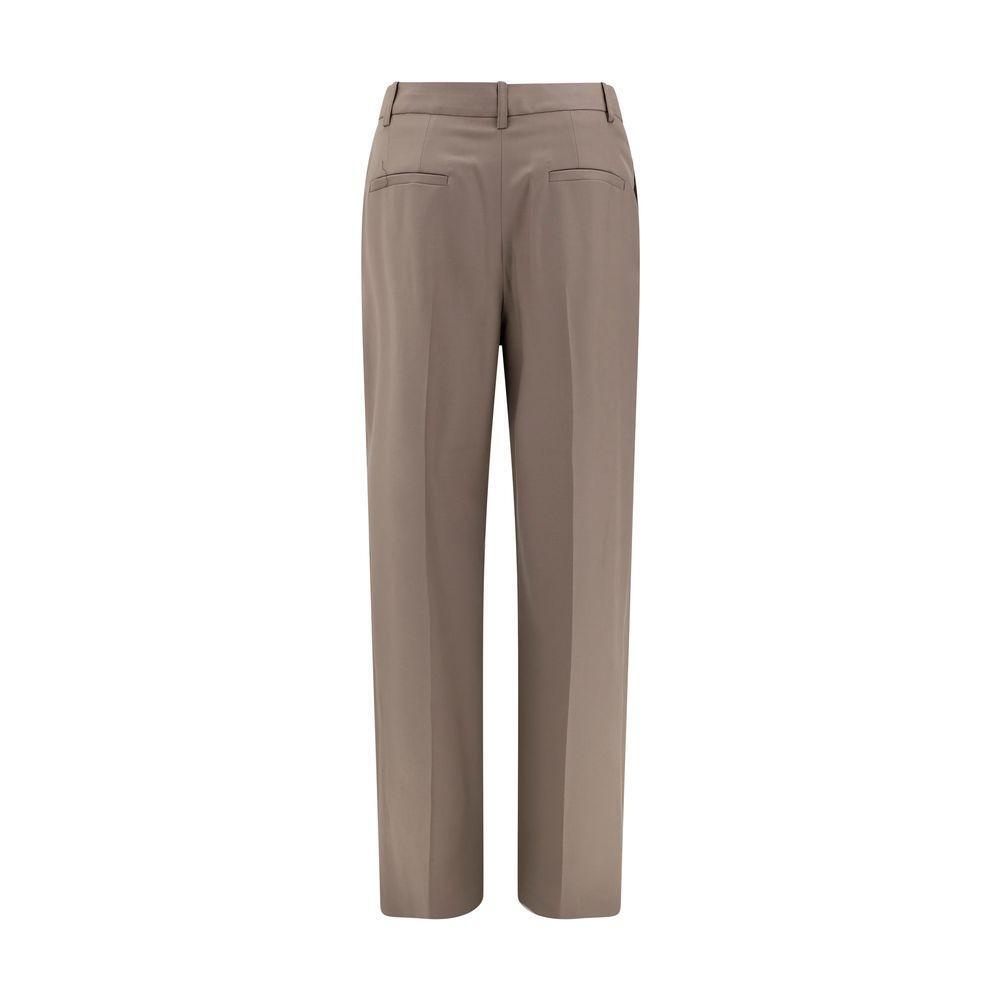 Loulou De Saison Wool Flared pants LO-SBIRUPKAKHI-IT40 | M