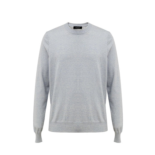 Gran Sasso Blue Cotton Sweater GR-945820051436-IT50 | L