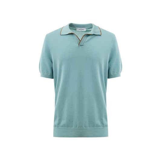 Gran Sasso Green Cotton Polo Shirt GR-943220051432-IT50 | L