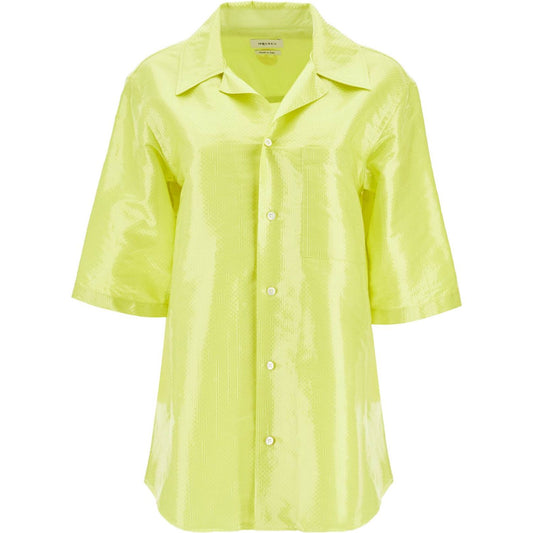 Alexander Mcqueen short-sleeved canvas tarp shirt.
