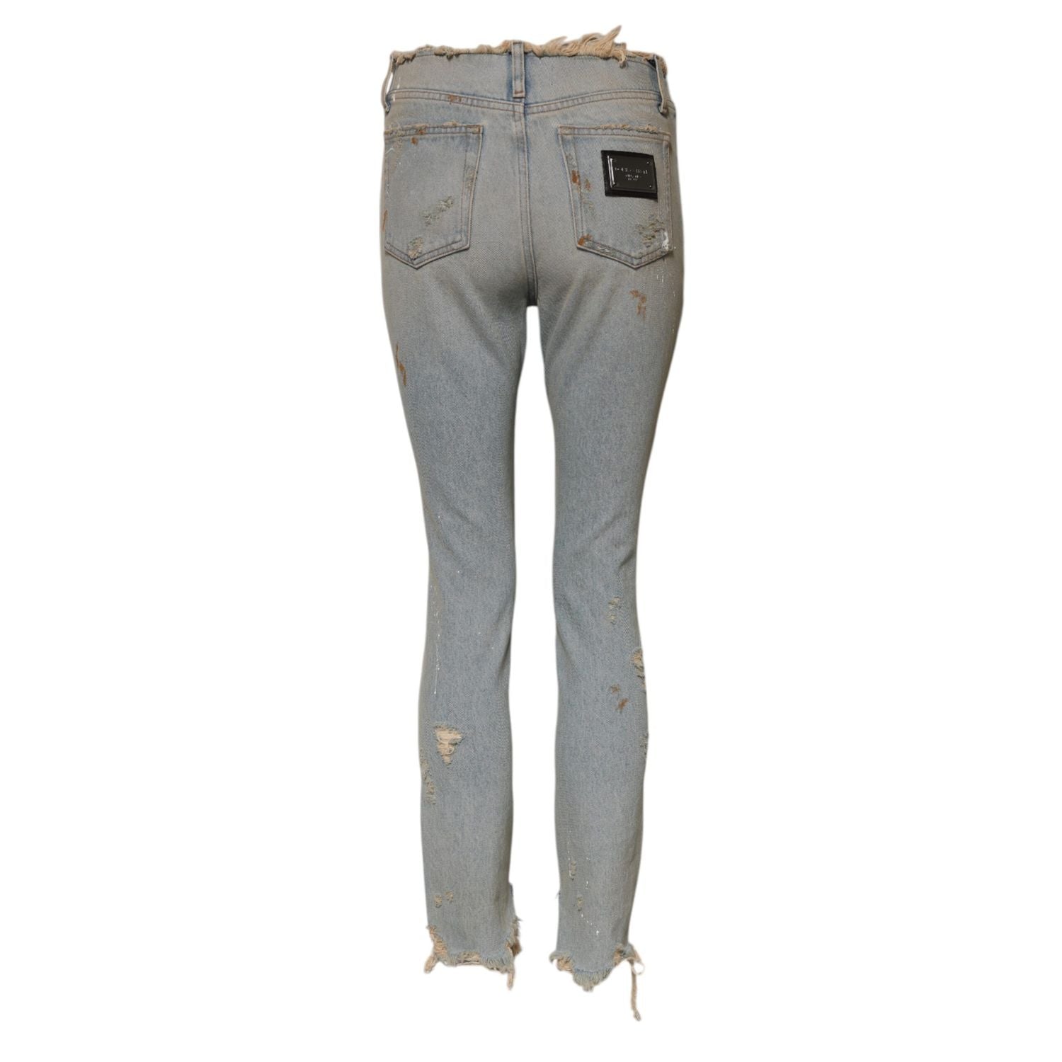 Dolce & Gabbana Light Blue High Waist Skinny Denim Jeans