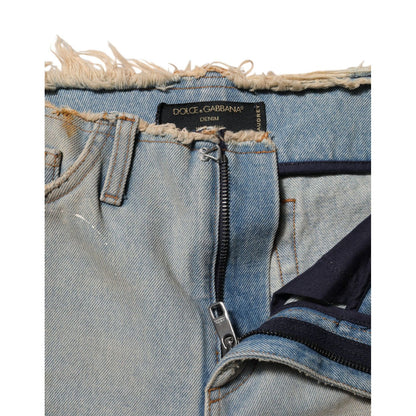 Dolce & Gabbana Light Blue High Waist Skinny Denim Jeans