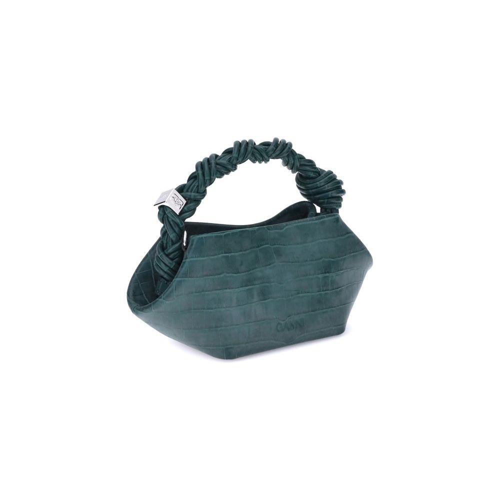 Front view with bag zipped and handles upright.