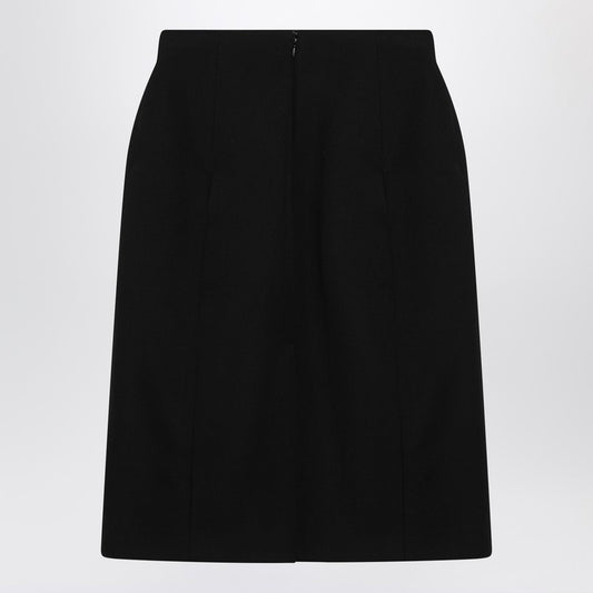 Balenciaga Black Hourglass midi skirt