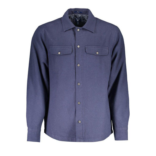 Gant Blue Cotton Shirt GA-5209-L