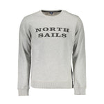 North Sails Gray Cotton Sweater NO-5383-XXL