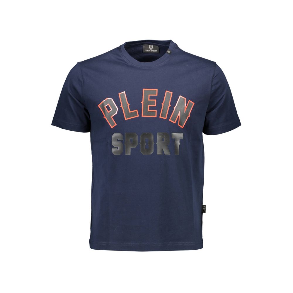 Plein Sport Blue Cotton T-Shirt