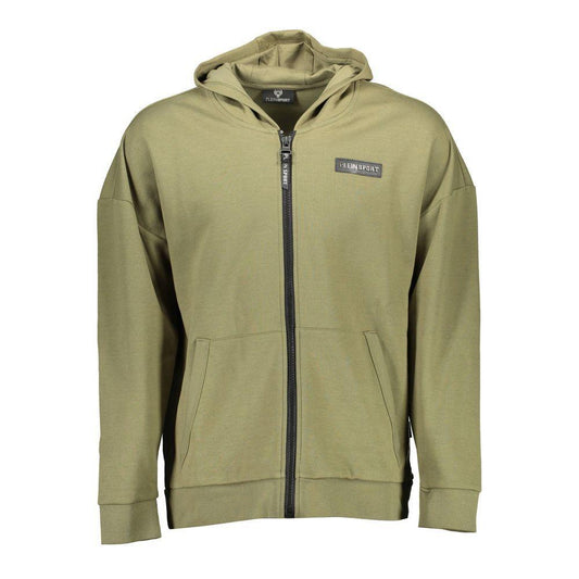 Plein Sport Green Cotton Sweater PL-10032-M