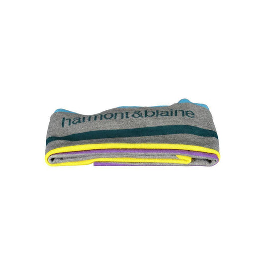 Harmont & Blaine Gray Wool Scarf HA-14238