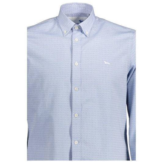 Harmont & Blaine Blue Cotton Shirt