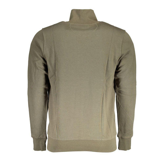 La Martina Green Cotton Sweater LA-17142-L