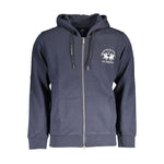 La Martina Blue Cotton Sweater LA-17150-S