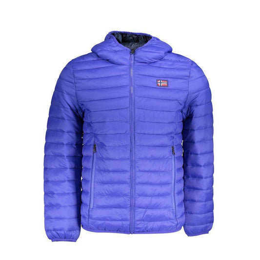 Norway 1963 Blue Polyamide Jacket NO-20753-XXL